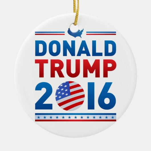 DONALD TRUMP presidentsverkiezingen 2016 Keramisch Ornament (Voorkant)