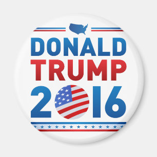 DONALD TRUMP presidentsverkiezingen 2016 Magneet