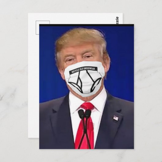 Donald Trump Press Briefing Briefkaart (Voorkant / Achterkant)