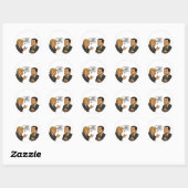Donald Trump prijst Zelensky's formele pak Ronde Sticker (Vel)