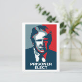 Donald Trump PRISONER ELECT Briefkaart (Staand voorkant)