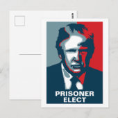 Donald Trump PRISONER ELECT Briefkaart (Voorkant / Achterkant)