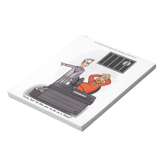 Donald Trump Products Notepad Notitieblok (Linkerzijde)