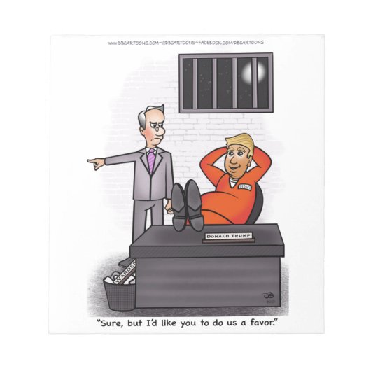 Donald Trump Products Notepad Notitieblok (Voorkant)