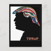 Donald Trump Psychedelic Combover Card Briefkaart (Voorkant)