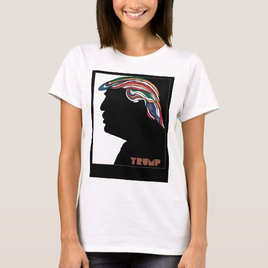 Donald Trump Psychedelic Combover T-shirt (Voorkant)