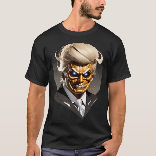 Donald Trump Pumpkin T-shirt (Voorkant)