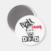 DONALD TRUMP - PUNX NIET DOOD! MAGNEET (Voorkant / Achterkant)