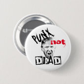 DONALD TRUMP - PUNX NIET DOOD! RONDE BUTTON 5,7 CM (Voorkant /achterkant)