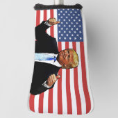 DONALD TRUMP PUTTER GOLF HEAD HOESJE GOLFHEADCOVER (Draai 90)