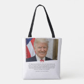 Donald Trump Quote  Tote Bag (Achterkant)
