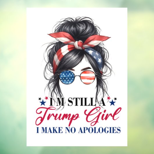 Donald Trump Raamsticker (Vel 3)