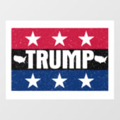 Donald Trump Raamsticker (Vel)