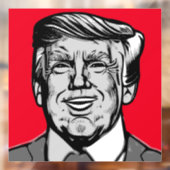 DONALD TRUMP RAAMSTICKER (Vel 2)