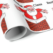 Donald Trump Ranta Claus Wrapping Paper Cadeaupapier (Rol Hoek)