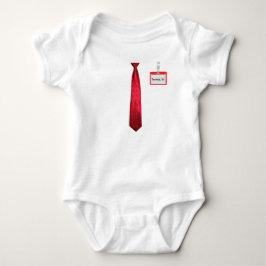 Donald Trump Red Power Stropdas & Name Tag Romper