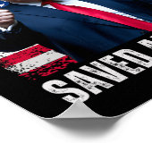 Donald Trump redde de 47e inauguratie van het Amer Poster (Hoek)