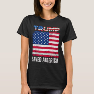 Donald Trump redde de 47e inauguratie van het Amer T-shirt