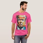 Donald Trump reflecties van Amerika T-shirt (Voorkant volledig)