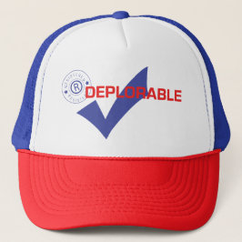 Donald Trump registreerde deplorabele Trucker Hat Trucker Pet