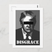 Donald Trump Republican DisGrace Briefkaart (Voorkant / Achterkant)