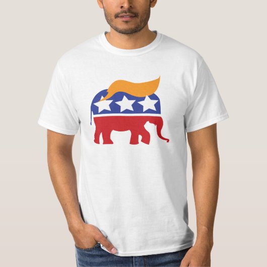 Donald Trump Republican Elephant T-Shirt (Voorkant)