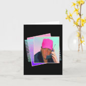 Donald Trump Retro 80s 90s Graphic Kaart (Gele Bloem)