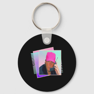Donald Trump Retro 80s 90s Graphic Sleutelhanger