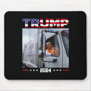 Donald Trump rijdt Garge Truck - Garge Truck Trump Muismat