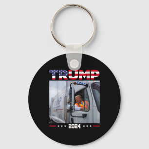 Donald Trump rijdt Garge Truck - Garge Truck Trump Sleutelhanger