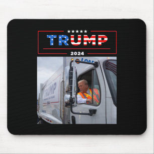 Donald Trump Rijdt In Garge Truck Shirt Garge Tee Muismat