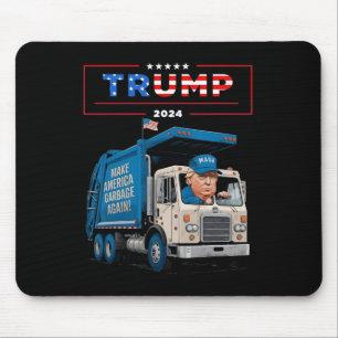 Donald Trump rijdt in Garge Truck-shirt Garge voor Muismat