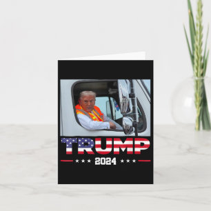 Donald Trump rijdt in vuilniswagen 1 Kaart