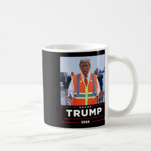 Donald Trump rijdt in vuilniswagen Shirt vuilnis Koffiemok