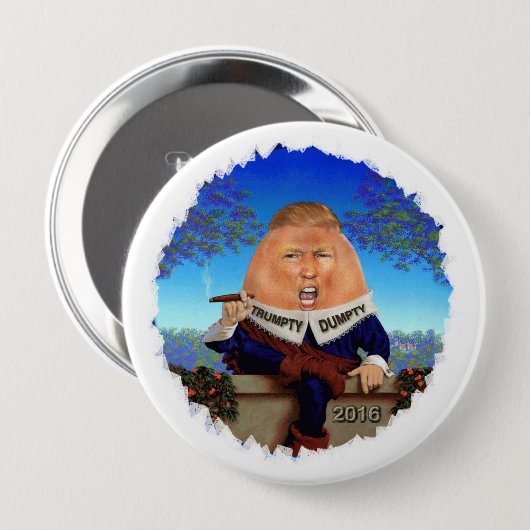 Donald Trump Ronde Button 4,0 Cm (Voorkant /achterkant)