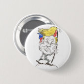 Donald Trump Ronde Button 5,7 Cm (Voorkant /achterkant)