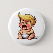 Donald Trump Ronde Button 5,7 Cm (Voorkant)