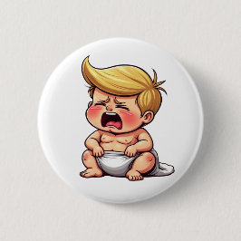 Donald Trump Ronde Button 5,7 Cm