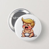 Donald Trump Ronde Button 5,7 Cm (Voorkant /achterkant)