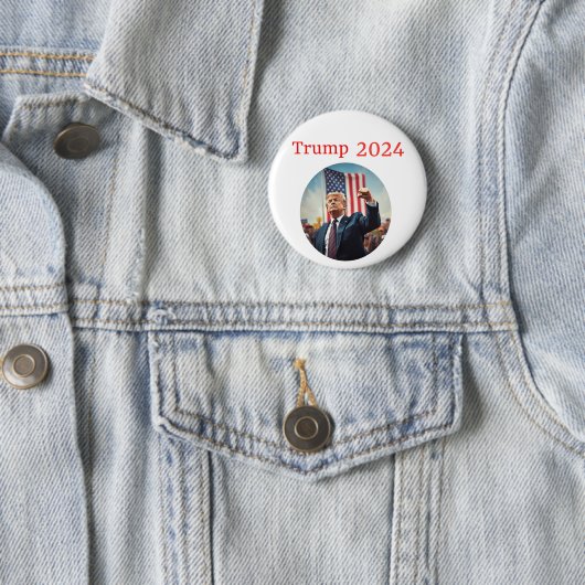 Donald Trump Ronde Button 5,7 Cm (In situ)