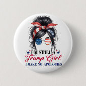 Donald Trump Ronde Button 5,7 Cm (Voorkant)