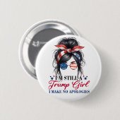 Donald Trump Ronde Button 5,7 Cm (Voorkant /achterkant)