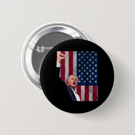 Donald Trump Ronde Button 5,7 Cm (Voorkant /achterkant)