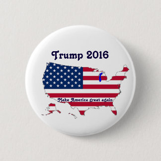 Donald Trump Ronde Button 5,7 Cm
