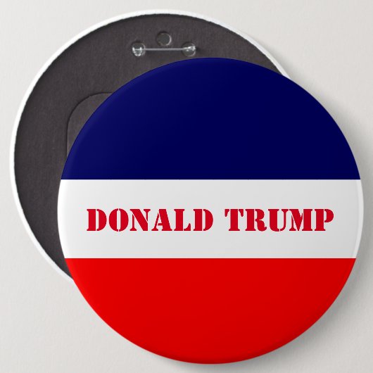 Donald Trump Ronde Button 6,0 Cm (Voorkant /achterkant)