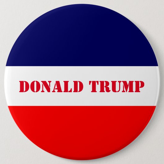 Donald Trump Ronde Button 6,0 Cm (Voorkant)