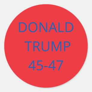 Donald Trump Ronde Sticker