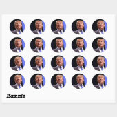Donald Trump Ronde Sticker (Vel)
