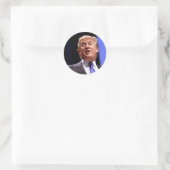 Donald Trump Ronde Sticker (Tas)