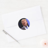 Donald Trump Ronde Sticker (Envelop)